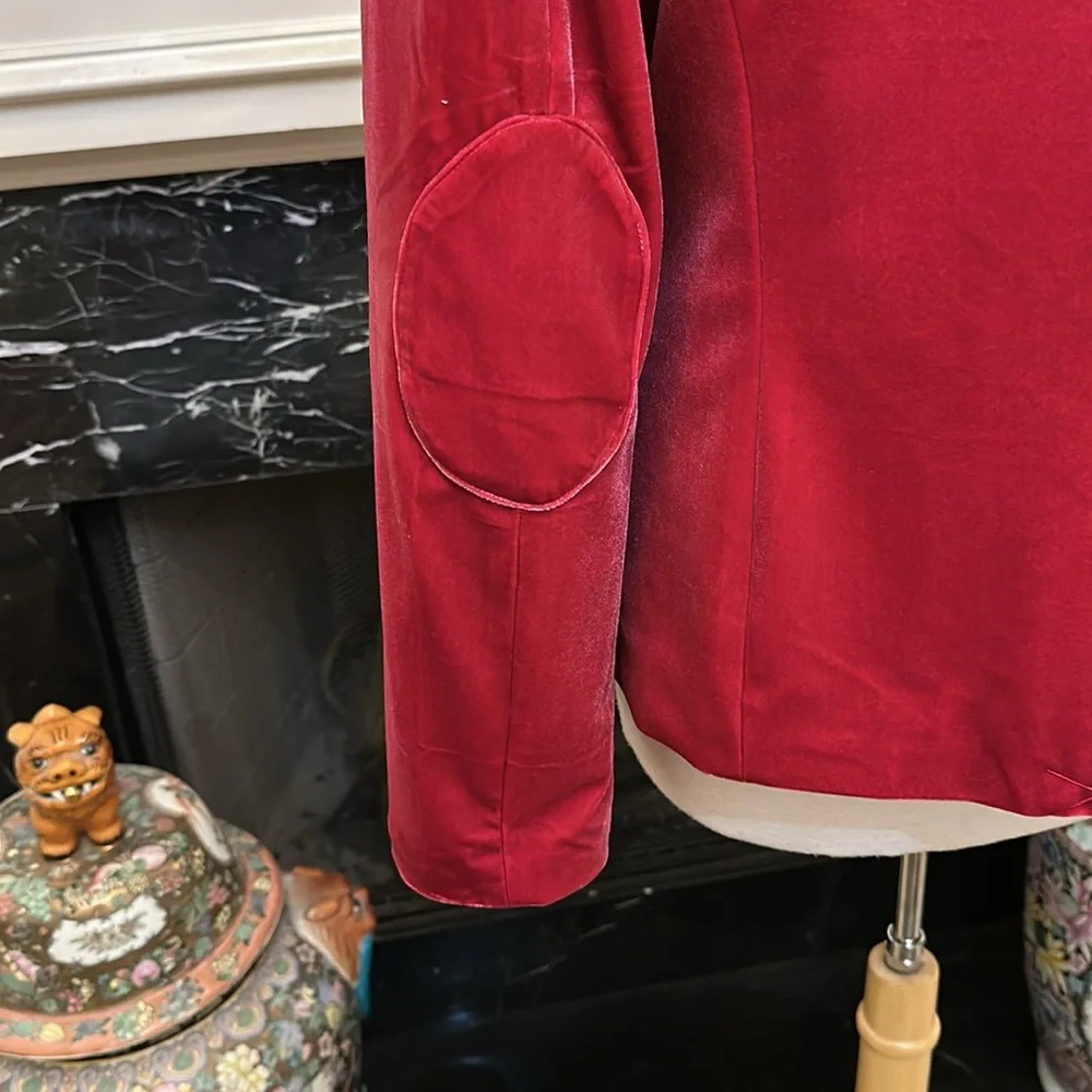 “Tommy Hilfiger” Pink Velvet Women's Blazer - Picture 5 of 6